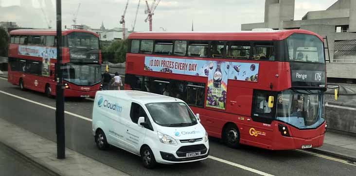 Go Ahead London Volvo B5LH Wright WHV181 & Arriva HV249